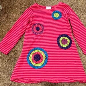 Adorable striped dress from Hanna!  Cute flowers!